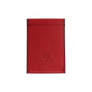 M-CLIP Leather RFID Case Vertical in Red